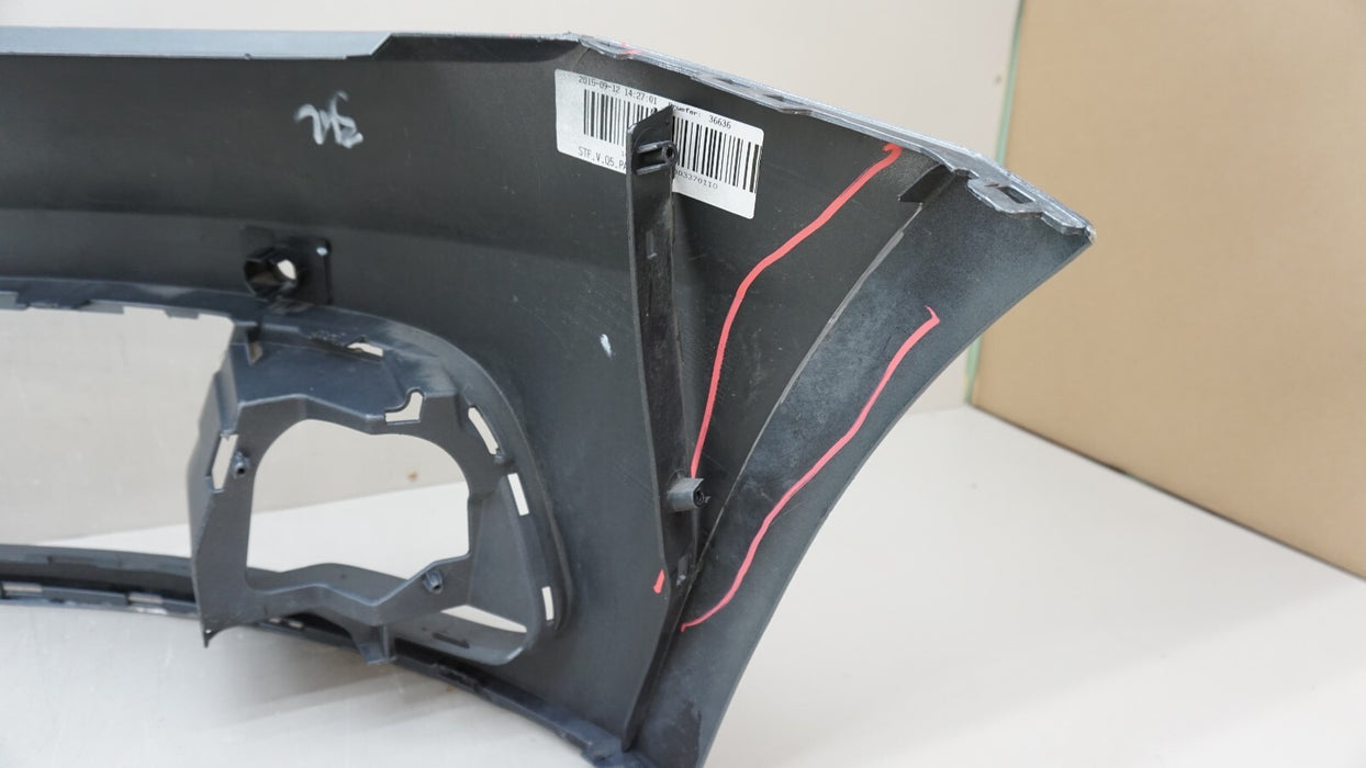 2013-2016 AUDI Q5 FRONT BUMPER COVER OEM 8R0807437AH W/ SENSOR HOLES OEM