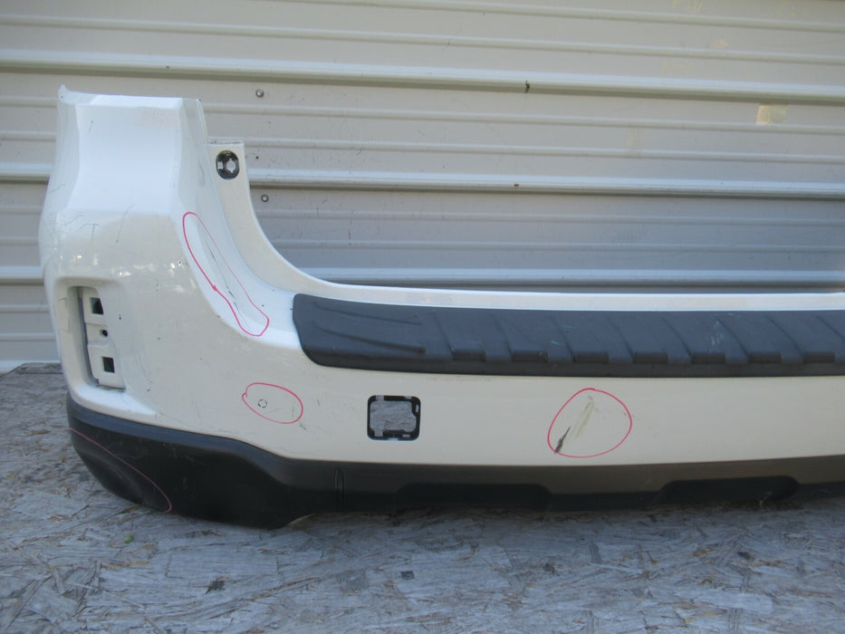 2015-2017 SUBARU OUTBACK REAR BUMPER COVER WHITE PLASTIC WITH VALANCE OEM