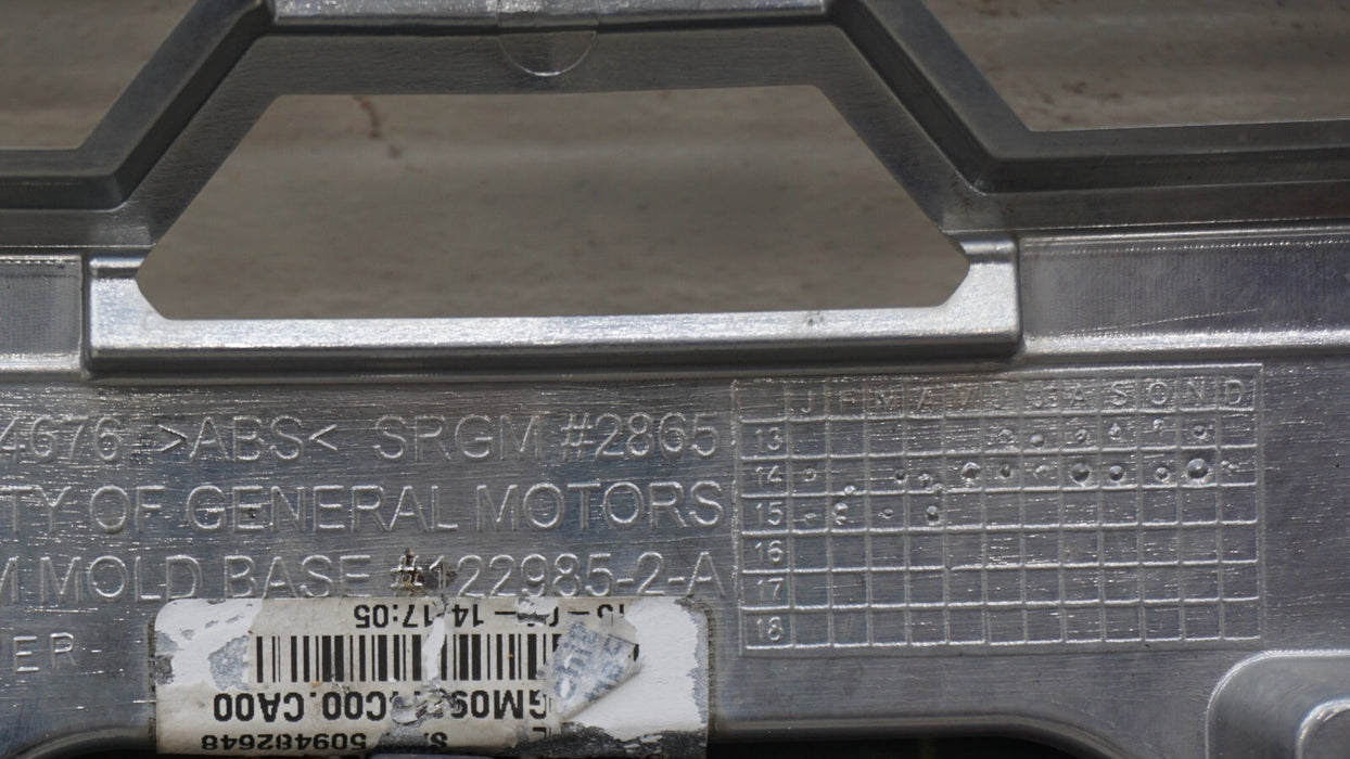 2014 CHEVROLET SILVERADO 1500 LTZ FRONT BUMPER RADIATOR GRILLE OEM PN-ANJ24676
