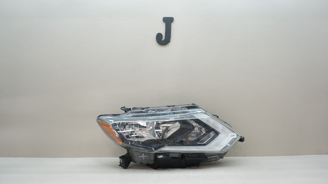 2017-2020 NISSAN ROGUE FRONT RIGHT PASSENGER SIDE HALOGEN W/ LED HEADLIGHT OEM