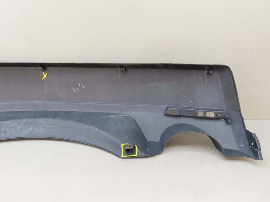 2007-2009 ACURA MDX REAR LOWER BUMPER COVER  VALANCE TRIM OEM 7150C-STX-A000
