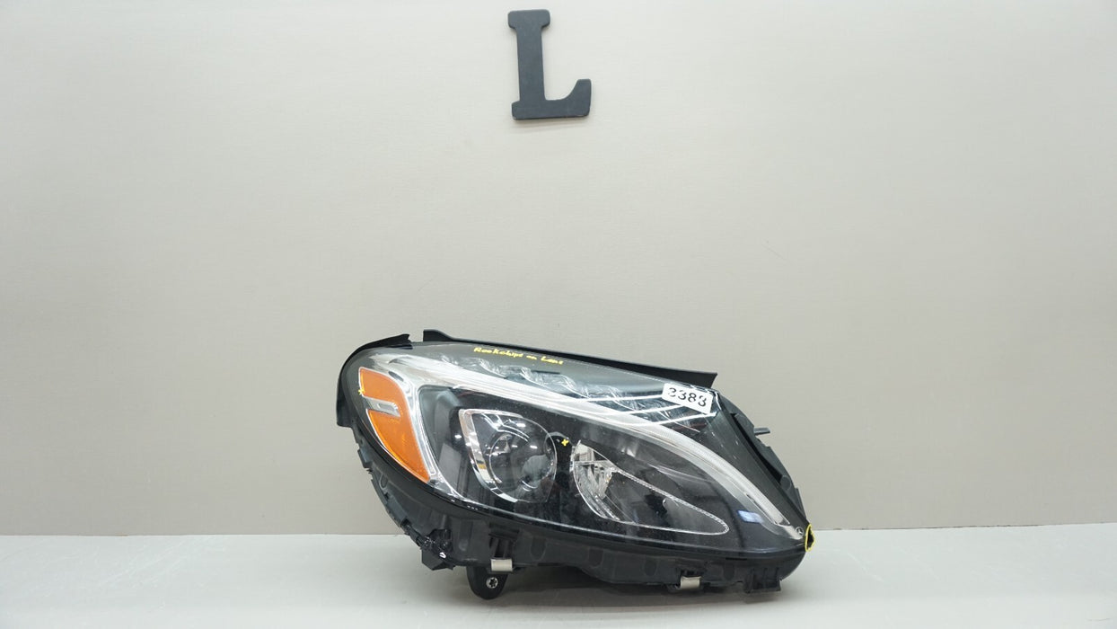 2015-2018 MERCEDES BENZ C CLASS W205 FRONT RIGHT PASSENGER SIDE HEADLIGHT OEM