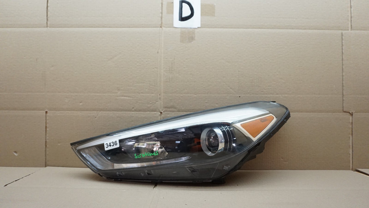2016-2018 HYUNDAI TUCSON LEFT DRIVER SIDE HALOGEN HEADLIGHT CAPA AFTERMARKET