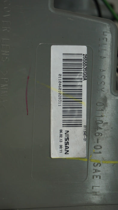 2013-2015 NISSAN SENTRA REAR LH LEFT DRIVER SIDE TAIL LIGHT OEM 166-60276L