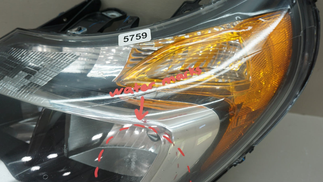 2014-2017 DODGE RAM PROMASTER LEFT DRIVER SIDE HALOGEN HEADLIGHT OEM 14 15 16 17