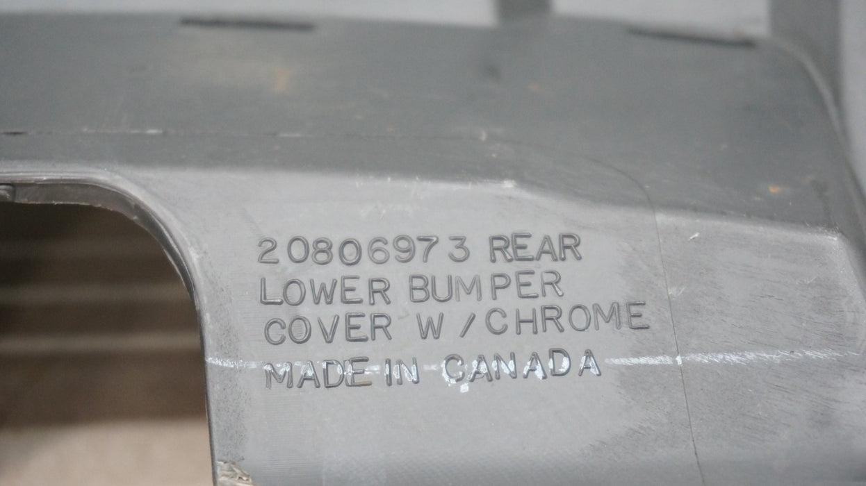 2010-2015 CHEVROLET EQUINOX REAR LOWER BUMPER VALANCE COVER OEM 20806973