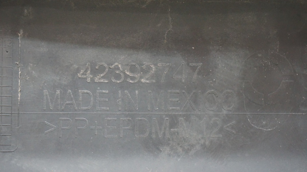 2017-2021 CHEVROLET TRAX REAR LOWER BUMPER VALANCE COVER 42392747 OEM