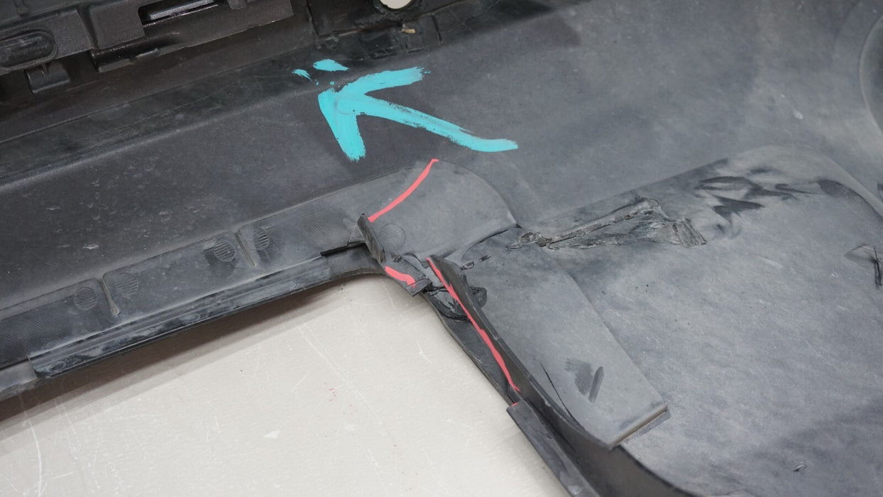 2013-2015 AUDI Q5 REAR BUMPER COVER PANEL W LOWER VALANCE OEM 8R0807511