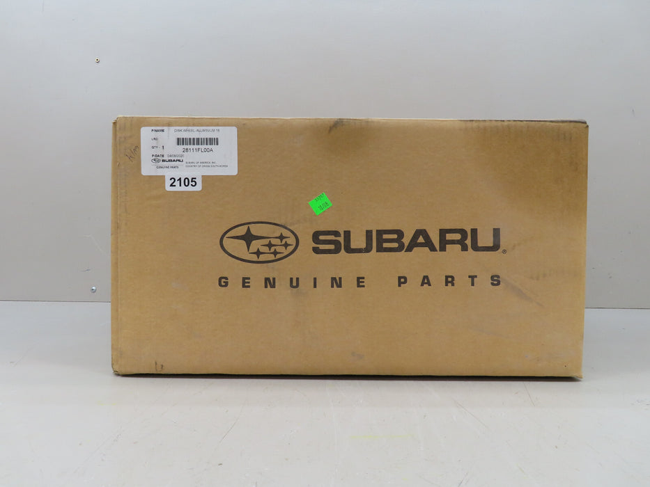 2017-2022 SUBARU LEGACY RIM ALUMINIUM 6.5JX16 WHEEL FACTORY OEM 28111FL00A