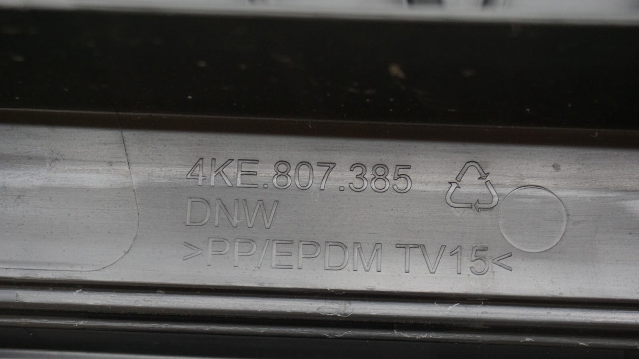 2019-2021 AUDI E-TRON QUATTRO SUV REAR UPPER BUMPER COVER PANEL OEM 4KE807385