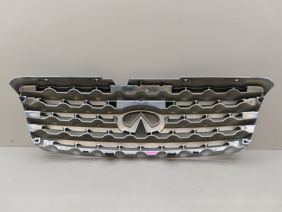2003-2005 INFINITI FX35 FX45 FRONT BUMPER GRILLE GRILL W/ EMBLEM OEM 62310-CG000