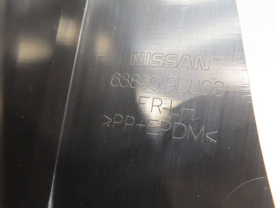 10-20 NISSAN FRONTIER FRONT LEFT DRIVER SIDE MUD FLAP OEM 63851 9BU00