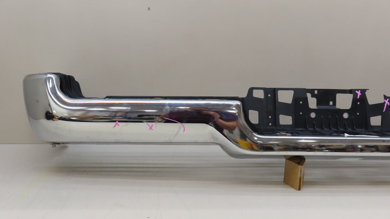 2019-2022 DODGE RAM 1500 REAR BUMPER COVER METAL CHROME OEM