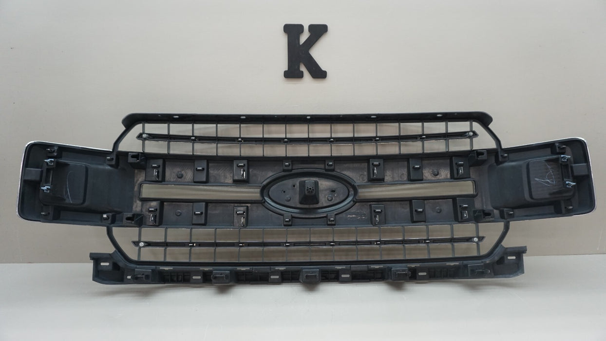 2018-2020 FORD F-150 FRONT UPPER MAIN GRILLE JL34-8200-DEW OEM 18 19 20