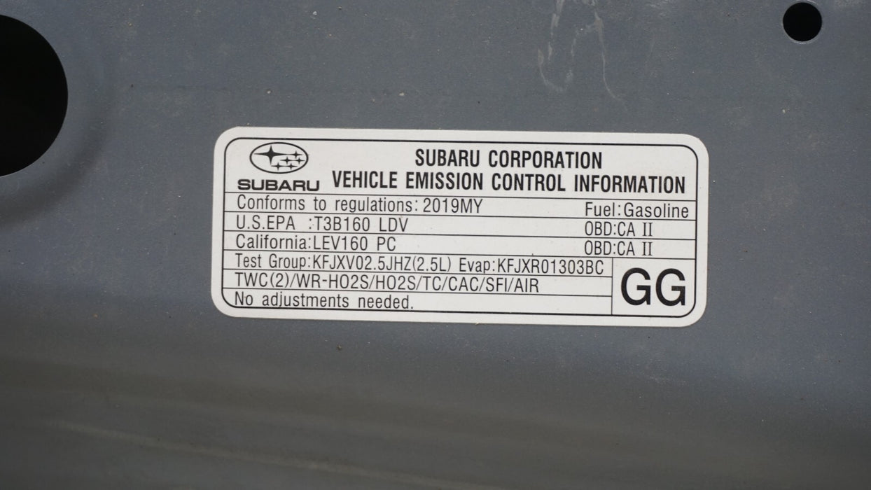 2015-2021 SUBARU WRX STI ENGINE HOOD COVER BONNET OEM 15 16 17 18 19 20 21