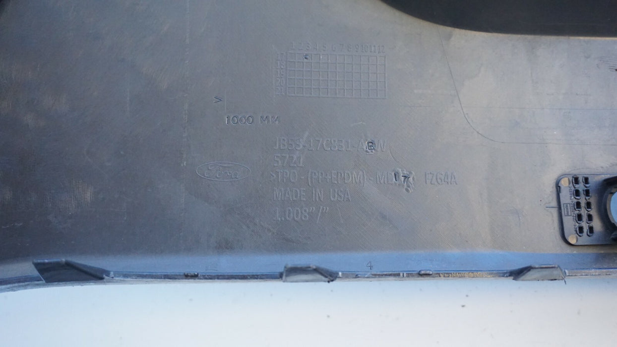 2018-2019 FORD EXPLORER FRONT BUMPER COVER PANEL PLASTIC JB53-17C831-ABW OEM