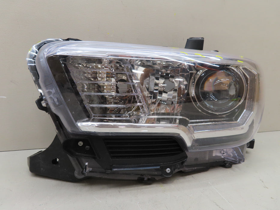 2016-2023 TOYOTA TACOMA FRONT LEFT DRIVER HEADLIGHT HALOGEN AFTERMARKET W/LED