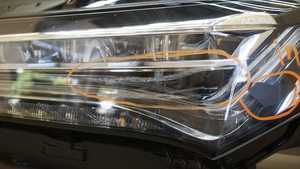 2022 ACURA MDX FRONT LEFT DRIVER SIDE HEADLIGHT LAMP LED W/ BALLAST OEM 22