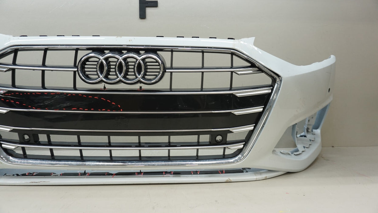 2021 AUDI A4 QUATTRO SEDAN FRONT BUMPER COVER PANEL W/ GRILLE GRILL EMBLEM OEM