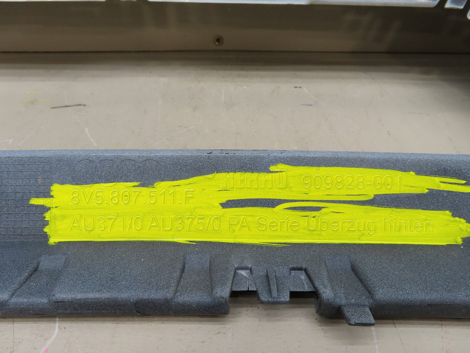 2017 2018 AUDI A3 REAR BUMPER COVER OEM 8V5807511F