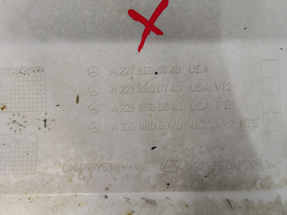 2007 2008 2009 MERCEDES-BENZ W221 S450 S550 S600 REAR BUMPER COVER OEM
