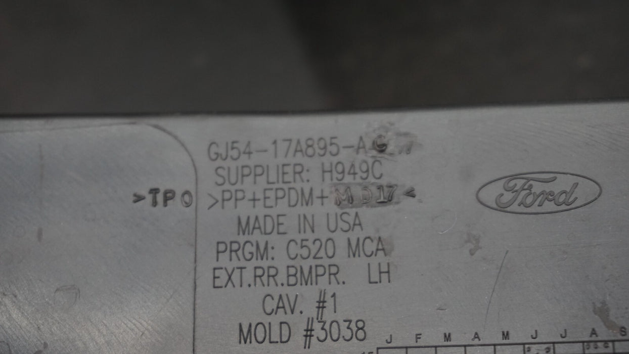 2017-2019 FORD ESCAPE REAR LEFT DRIVERS SIDE BUMPER CAP END GJ54-17A895 OEM