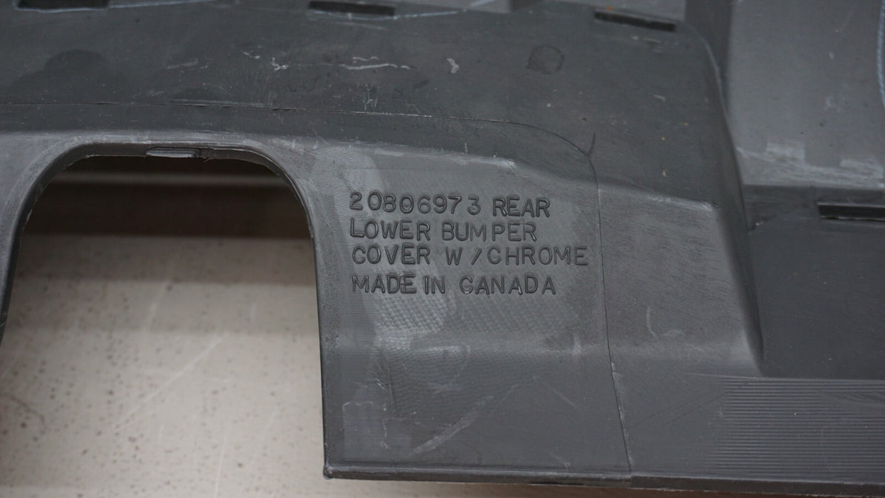 2010-2015 CHEVROLET EQUINOX REAR LOWER BUMPER COVER VALANCE OEM 25798788