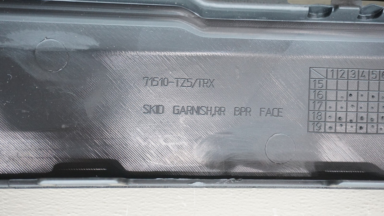 2017-2020 ACURA MDX REAR LOWER BUMPER COVER VALANCE 71510TZ5 OEM 17 18 19 20