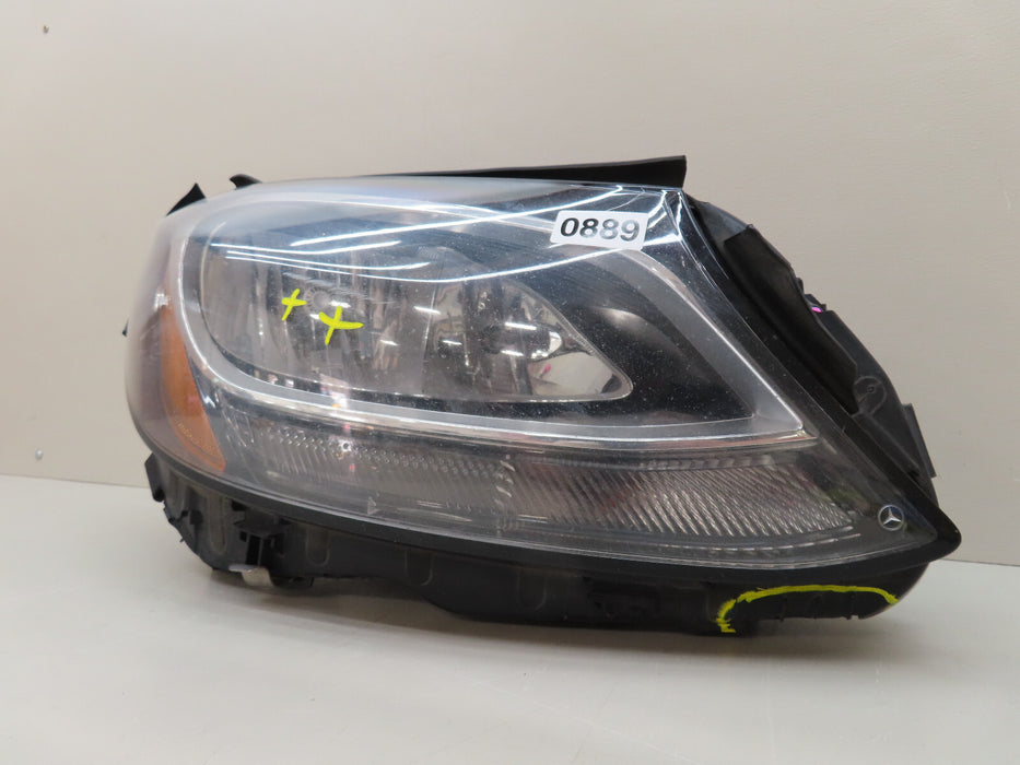 2015-2018 MERCEDES-BENZ C-CLASS FRONT RIGHT PASSENGER HEADLIGHT HALOGEN OEM