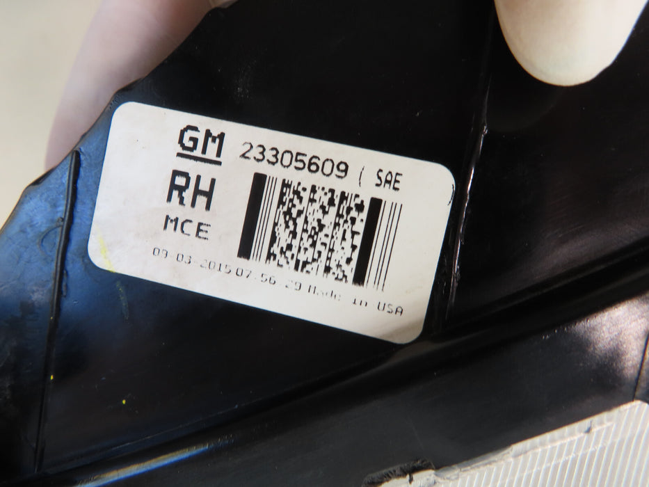2013-2017 CHEVROLET TRAVERSE FRONT RIGHT PASSENGER TURN SIGNAL OEM 23305609