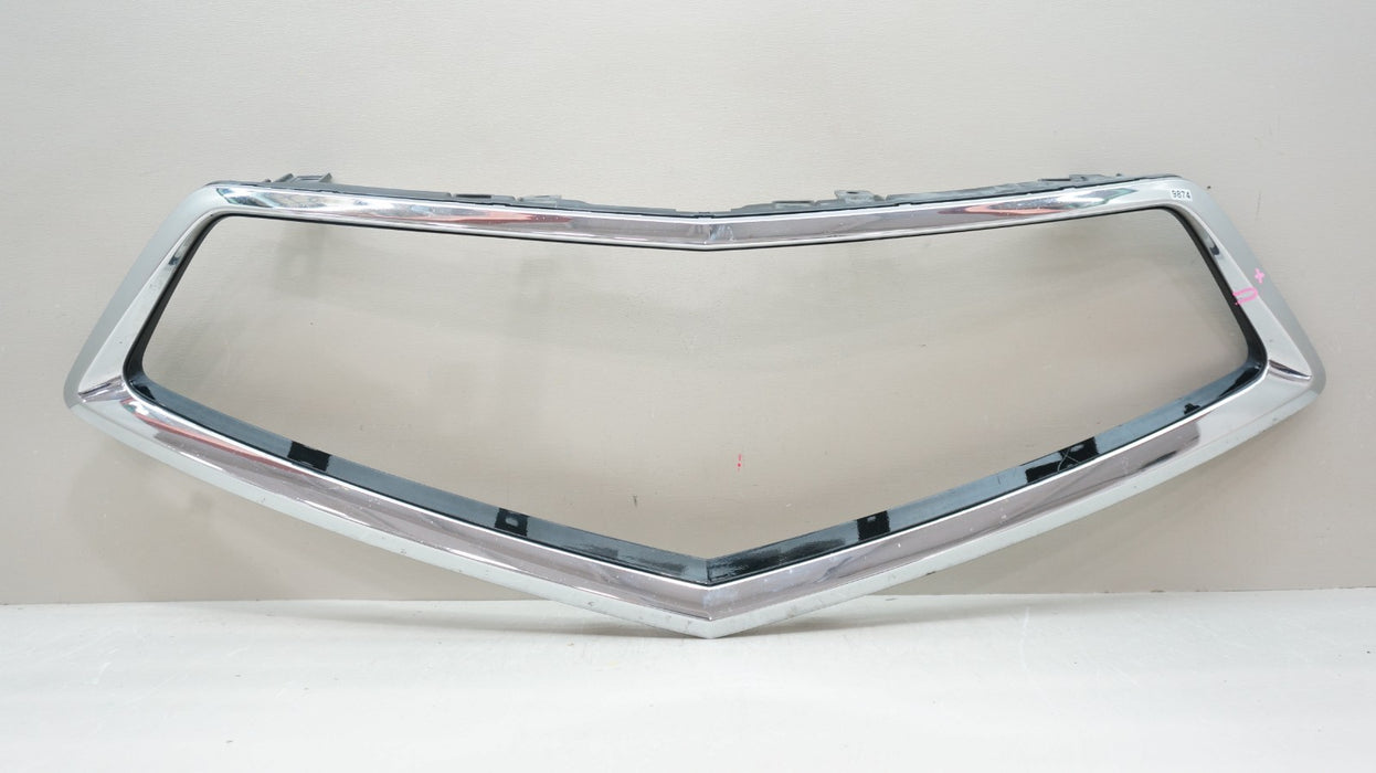 2017-2020 ACURA MDX FRONT BUMPER GRILLE SURROUND CHROME TRIM OEM 71121-TZ5X-A000