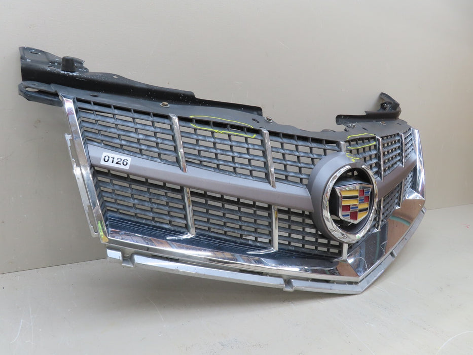 2010-2012 CADILLAC SRX FRONT UPPER BUMPER GRILLE GRILL W/ EMBLEM OEM 25778321