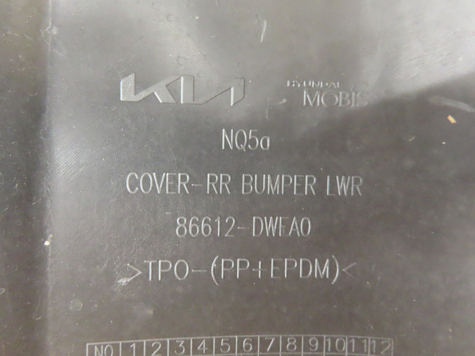 2023-2024 KIA SPORTAGE X-LINE/X-PRO REAR  BUMPER COVER OEM 86612-DWFA0