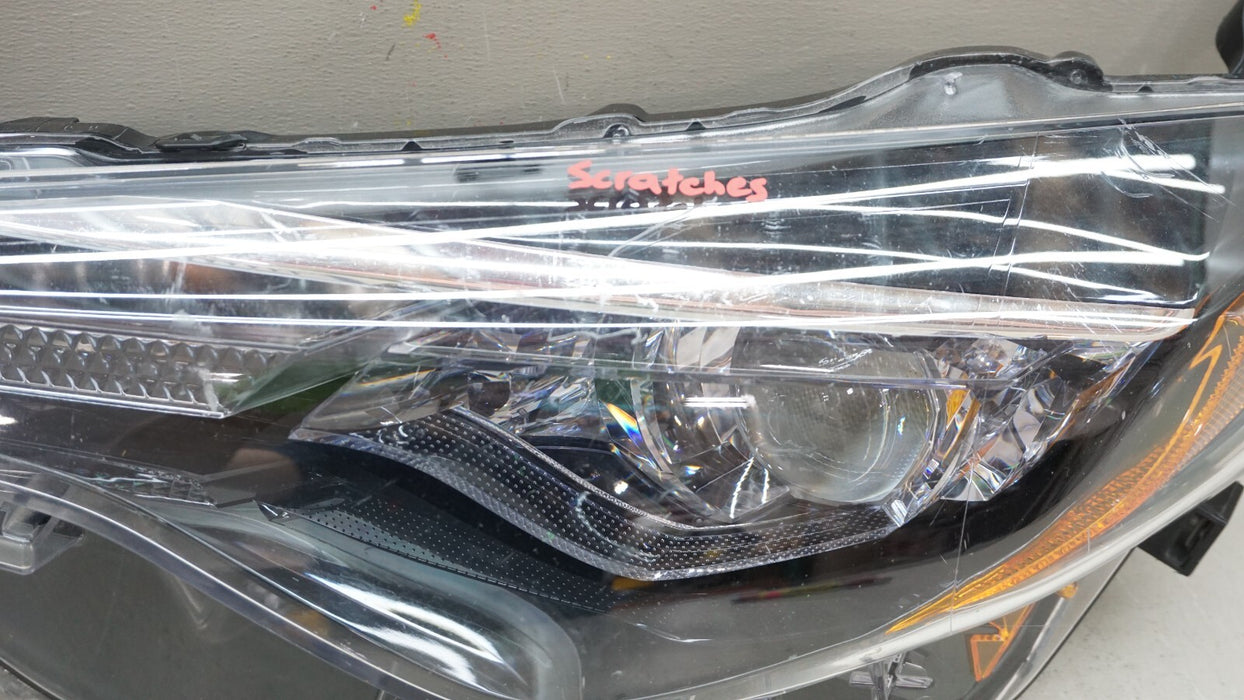 2014-2016 TOYOTA COROLLA FRONT LH LEFT DRIVER SIDE LED HEADLIGHT OEM