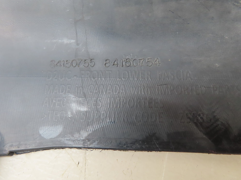2018-2021 CHEVROLET EQUINOX FRONT LOWER  BUMPER COVER VALANCE OEM 84150755
