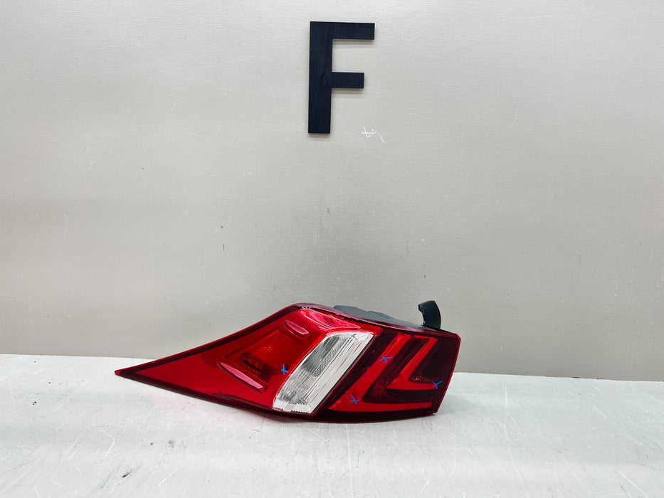 2014-2016 LEXUS IS250 IS350 LH LEFT DRIVER LED OUTER TAIL LAMP 81560-53270
