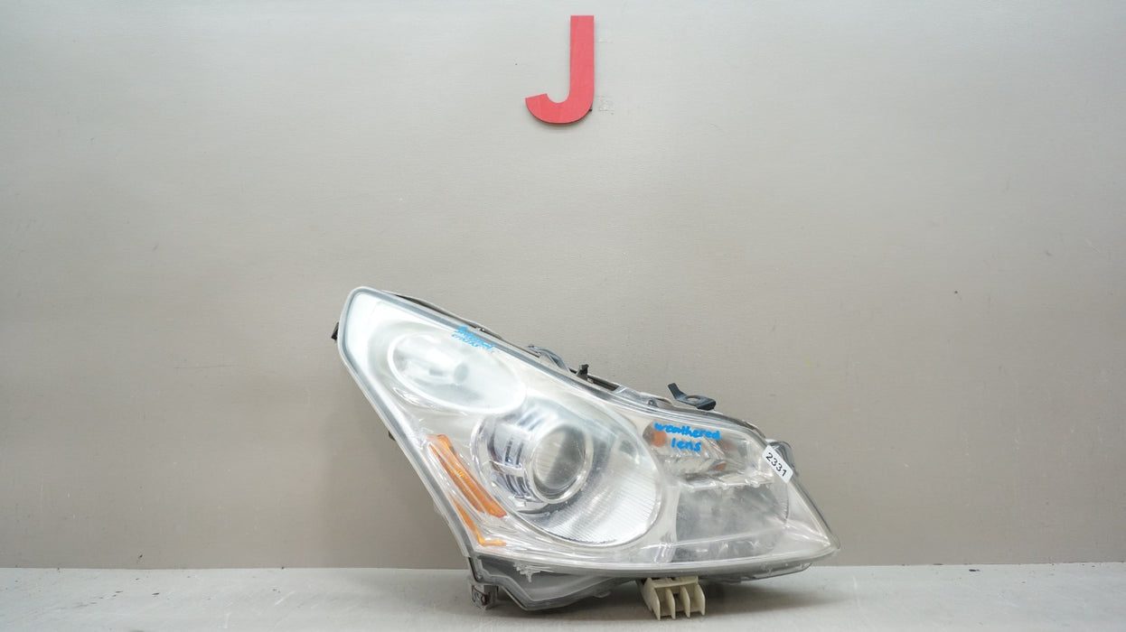 2007-2009 INFINITI G35 G37 SEDAN FRONT RIGHT PASSENGER SIDE XENON HID HEADLIGHT
