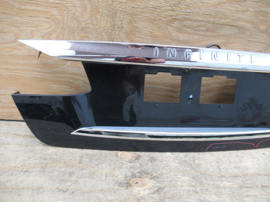 2017 2018 2019 INFINITI QX70 REAR TRUNK LID TRIM PANEL MOLDING OEM