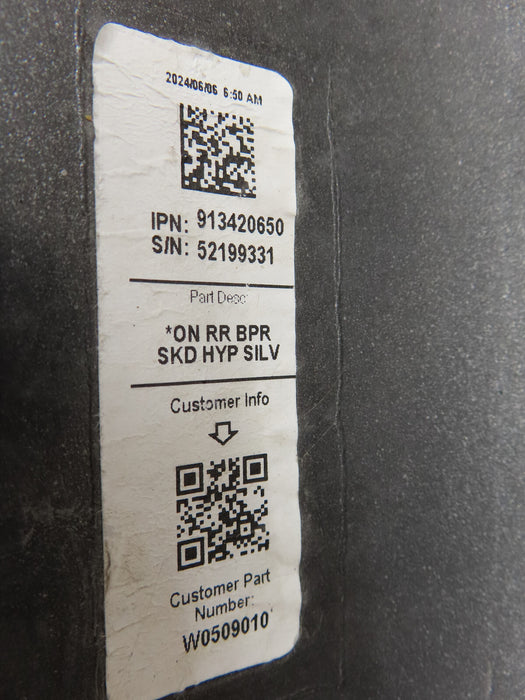 2020-2022 KIA TELLURIDE REAR BUMPER VALANCE SKID PLATE OEM 86670-S9010
