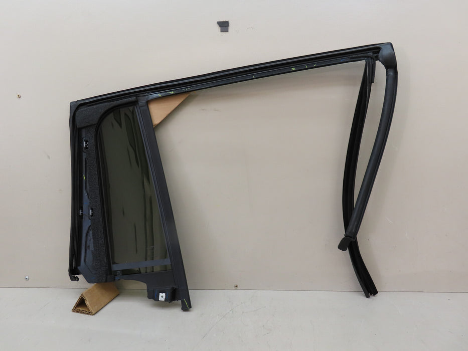 2021-2022 JEEP GRAND CHEROKEE L REAR LEFT WINDOW RUN CHANNEL SEAL & GLASS OEM