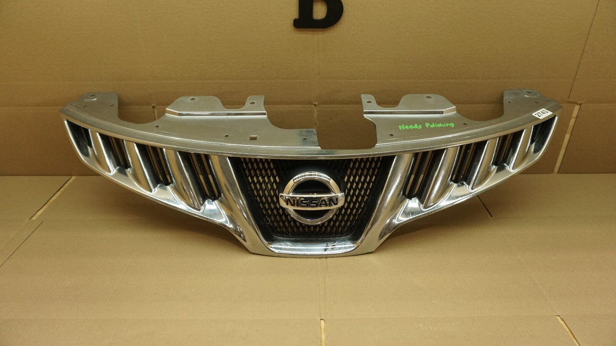 2009 2010 NISSAN MURANO FRONT CHROME GRILLE GRILL WITH EMBLEM FACTORY OEM 09 10