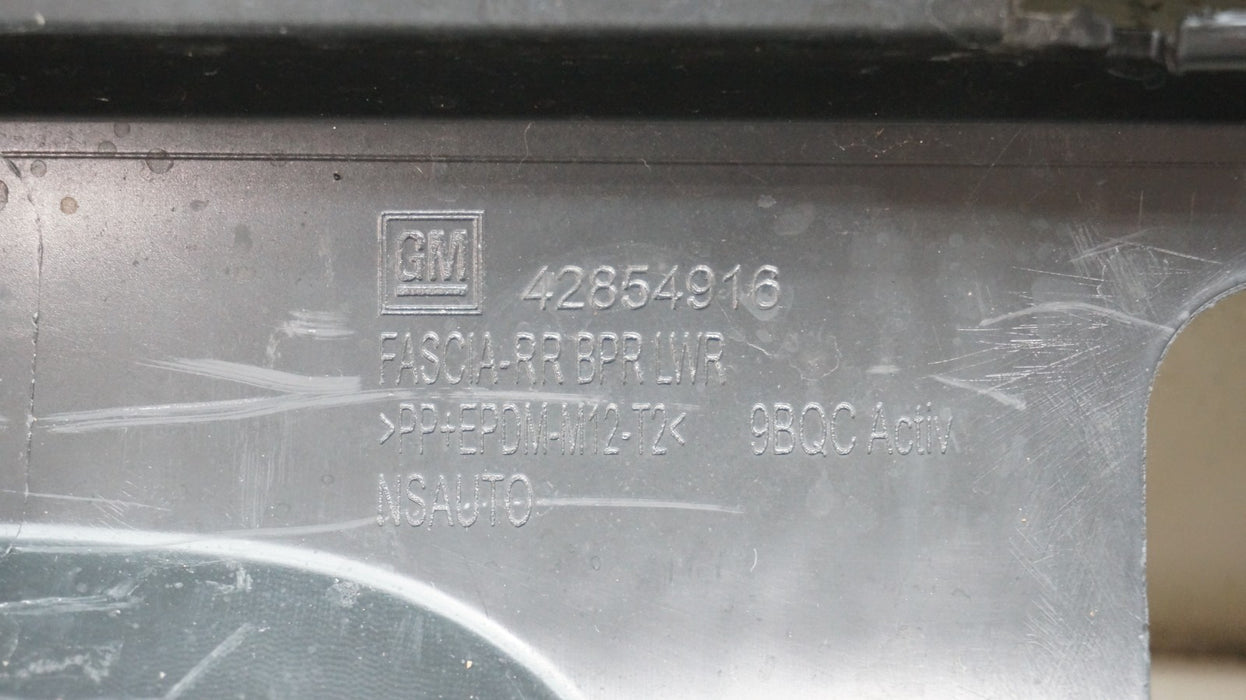 2024-2025 CHEVROLET TRAX REAR LOWER BUMPER VALANCE PANEL OEM 42854916