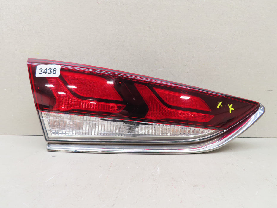 2018 2019 HYUNDAI SONATA REAR RIGHT PASSENGER INNER TAIL LIGHT OEM