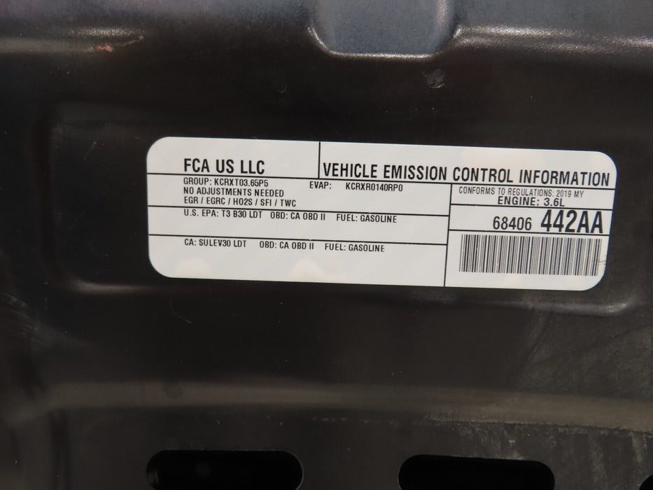 2017-2020 CHRYSLER PACIFICA HOOD BONNET SHELL PANEL OEM