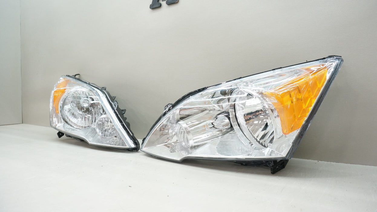 2007-2011 HONDA CR-V CRV FRONT HEADLIGHTS AFTERMARKET (T.G)