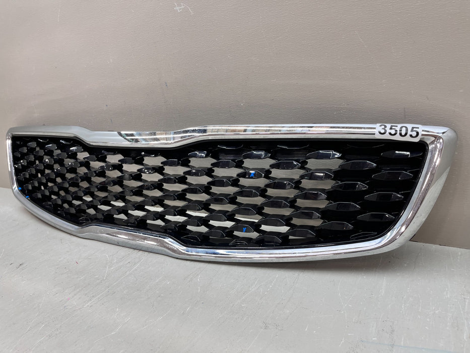2017-2018 KIA FORTE UPPER FRONT GRILLE GRILL 86351-B0010 OEM
