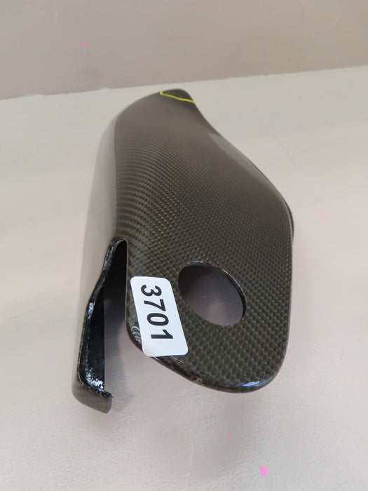 2012-2014 MCLAREN MP4-12C LEFT RECARO SEAT CARBON FIBER COVER TRIM OEM 73044722F