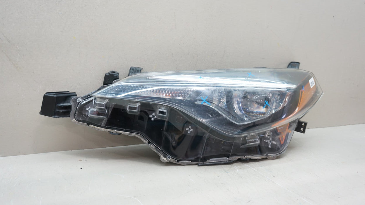 2017-2019 TOYOTA COROLLA FRONT LEFT DRIVERS SIDE LED HEADLIGHT OEM