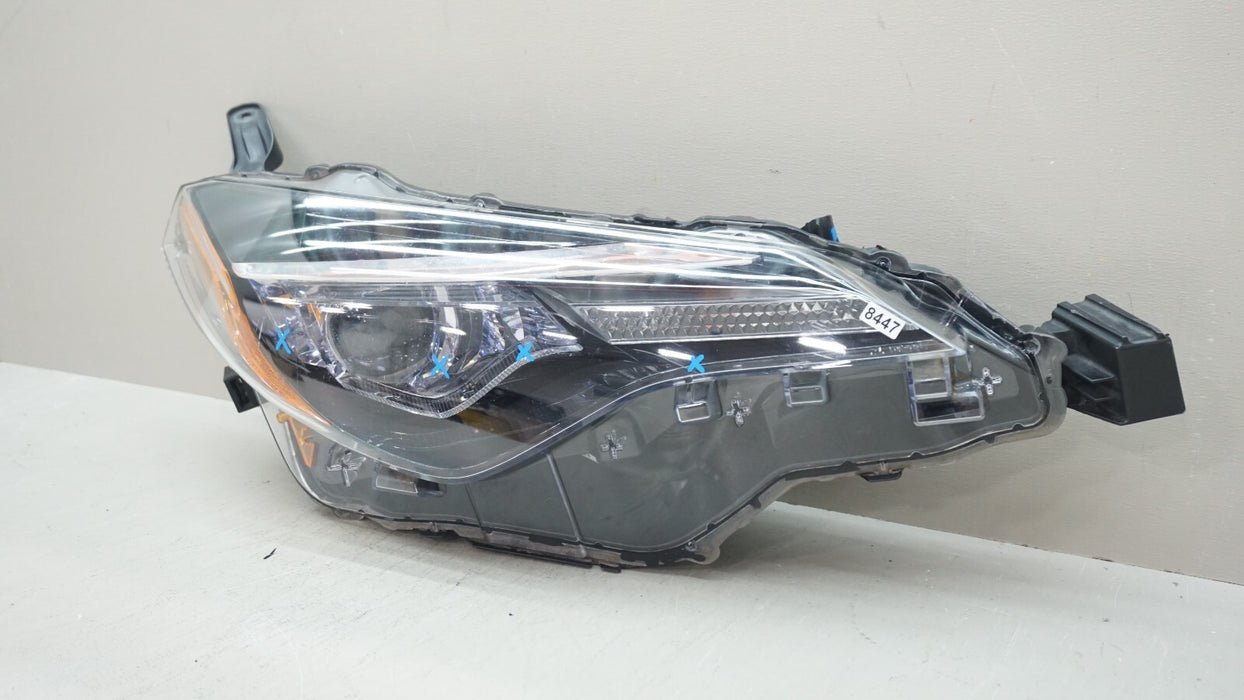 2017-2019 TOYOTA COROLLA FRONT RIGHT PASSENGER SIDE LED HEADLIGHT OEM