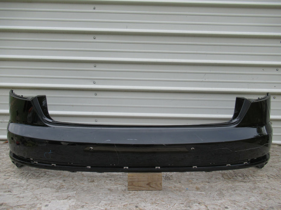 2017-2018 AUDI A4 S LINE REAR BUMPER COVER W/O PARKING SENSORS 8W5807385 OEM
